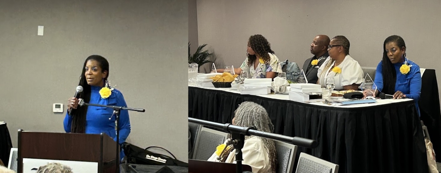 Ricka White-Soso facilitated a mental health panel 